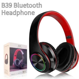 Wireless Bluetooth Headset Foldable Headphones HiFi Stereo Earphone With Mic Support SD Card FM For Xiaomi Iphone Sumsamg Phone